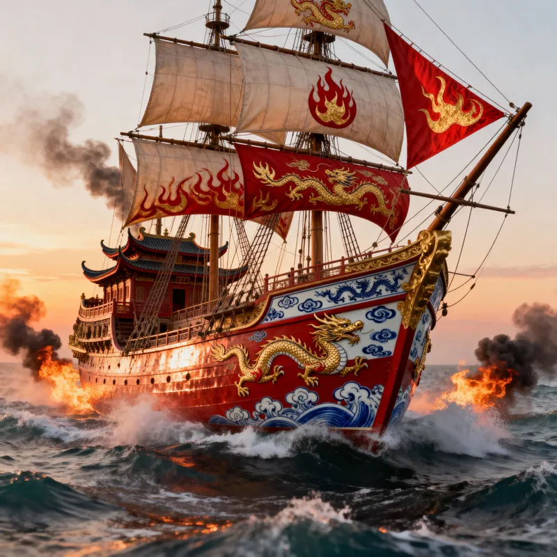 Fire Nation European Carrack Inspired by China