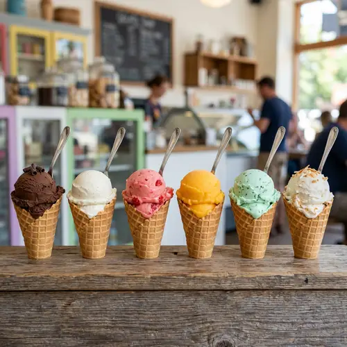 Global Flavors: Unique Ice Cream Cone Creations