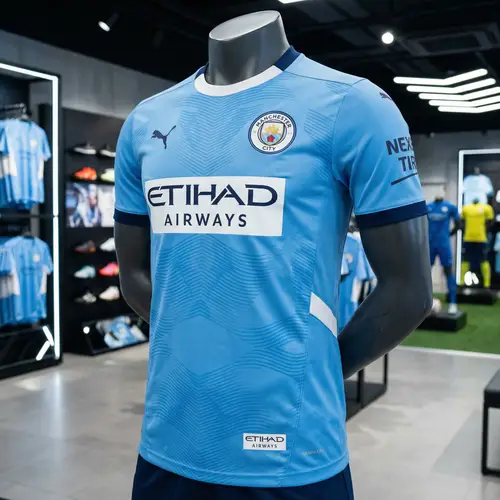 Professional Manchester City Home Jersey Design
