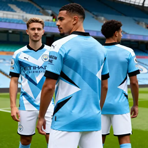 Professional Manchester City Home Jersey Design