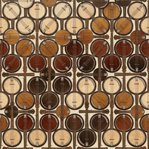 Stunning Banjo Tessellation Patterns in Rotation