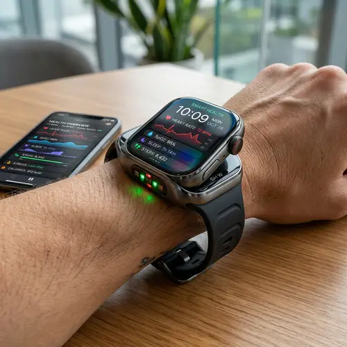 Cutting-Edge SmartHealth Watch with Advanced Biometric Technology