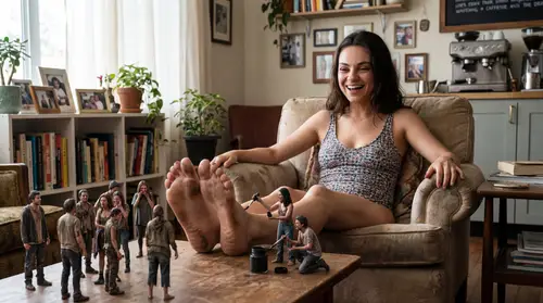 Mila Kunis: Whimsical Swimsuit Scene