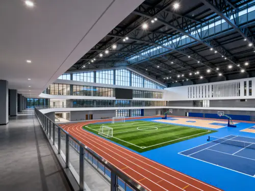 Modern Sports Complex with All Athletic Facilities