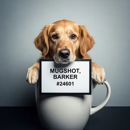 Mugshot of a Dog | Adorable Pet Photos