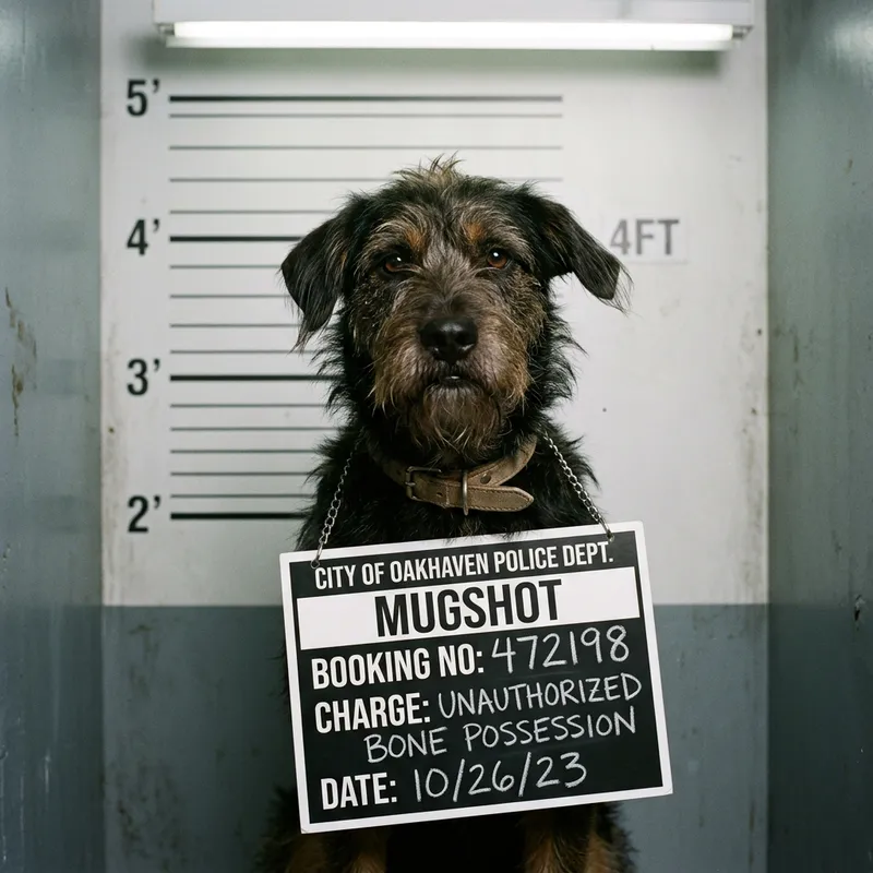 Mugshot of a Dog | Adorable Pet Photos