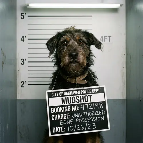 Mugshot of a Dog | Adorable Pet Photos