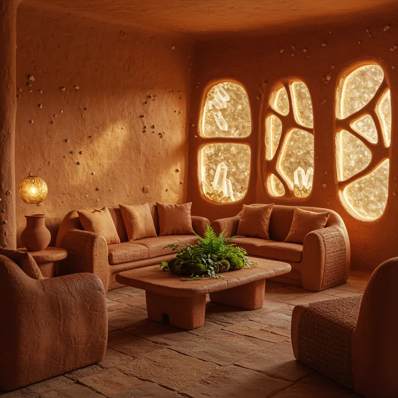 Earthy Living Room Design Inspiration