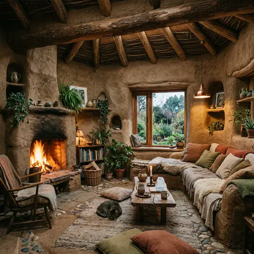 Earthy Living Room Design Inspiration