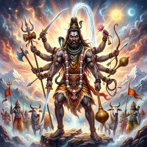 Lord Rudra: Powerful Form Divine