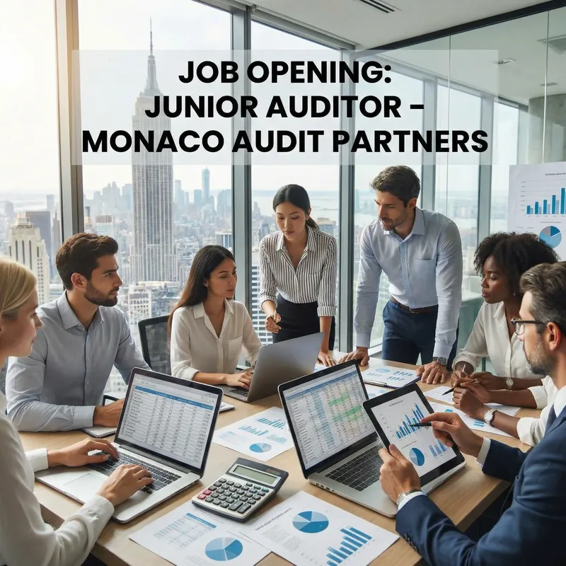 Junior Auditor Job at KPMG in Monaco – Finance Theme Image Junior Auditor Job at KPMG in Monaco – Finance Theme Image