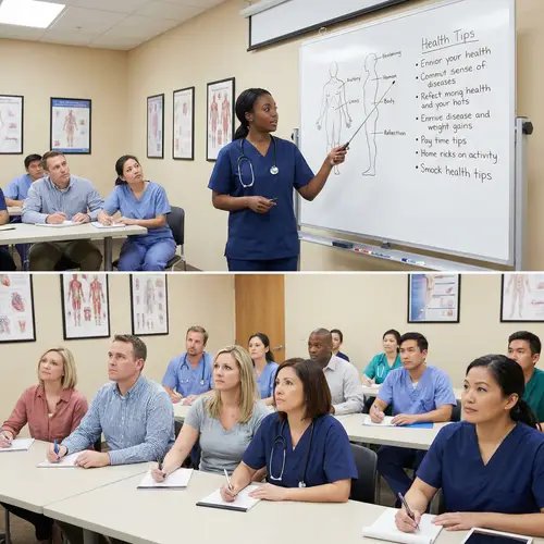 Medical Training Class with Diverse Participants | Health Workshop