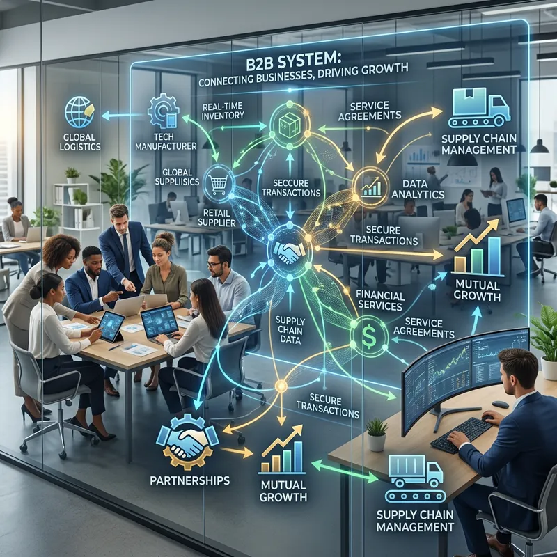 Dynamic B2B Network Visualization | Business Collaborations