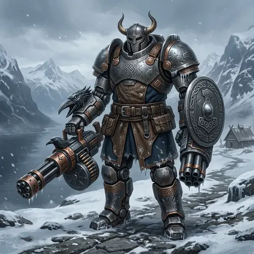 Viking-Style Robot Firearms: Arm Your Robotic Warrior