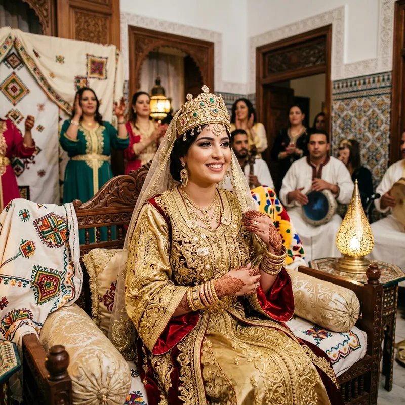 Tunisian Bride: Exquisite Traditional Wedding Attire