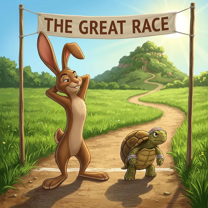 Rabbit and Tortoise Story: A Classic Tale