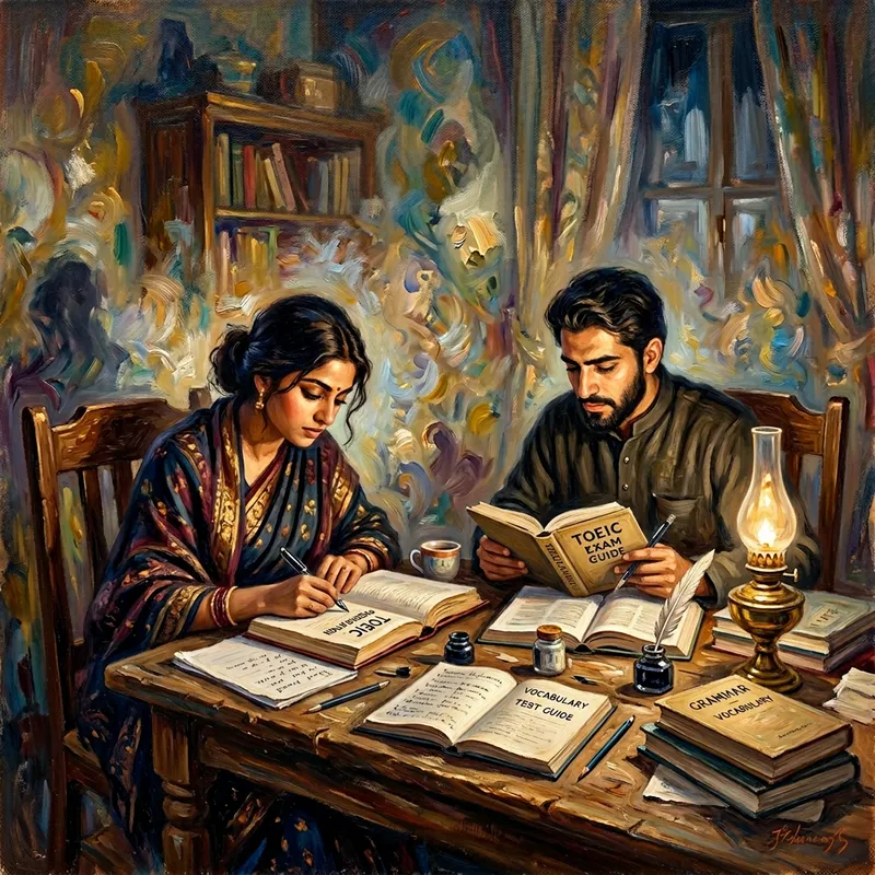 Studying for TOEIC Exam: Impressionistic Art Inspiration