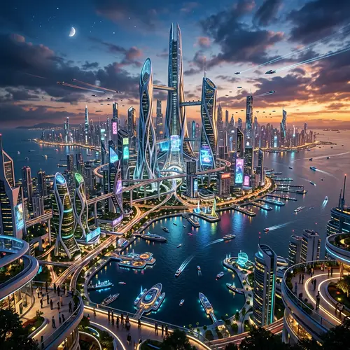 Awe-Inspiring Futuristic Cityscape