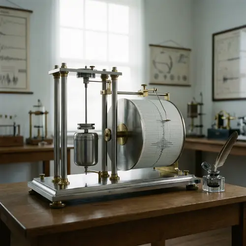 Seismograph Instrument for Recording Seismic Waves