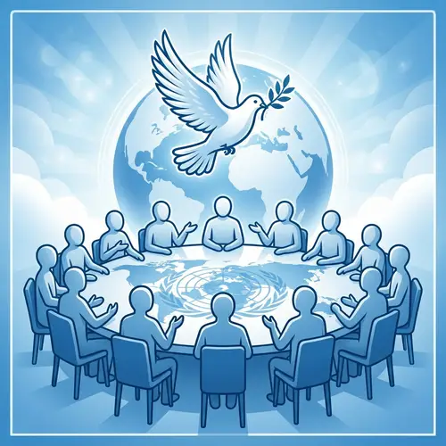 Symbolize the United Nations: Peace and Unity