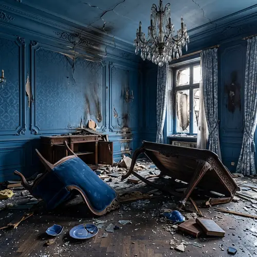 MasMavi Room: Aftermath of a Bomb Explosion