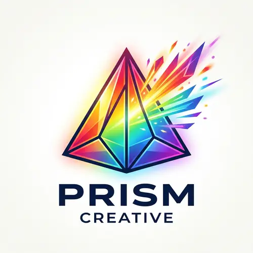 Colorful Prism Logo Design | Modern & Creative Brand Identity