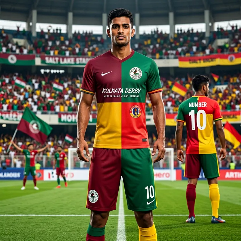 Unique Jersey Design Inspired by Mohun Bagan & East Bengal