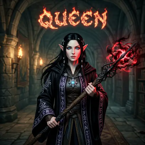 Elven Mage Character Inspired by Lineage 2