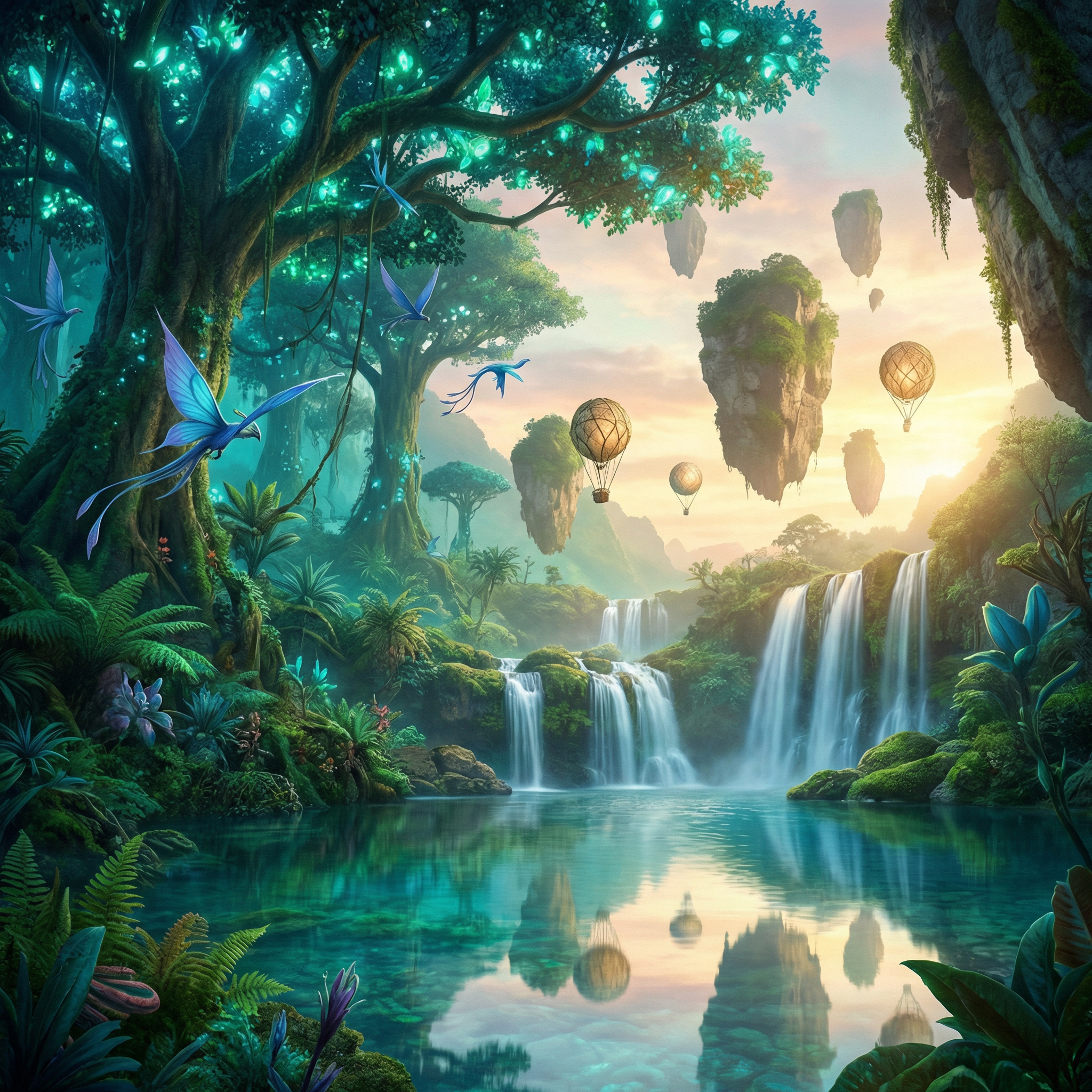 Paradaes: Discover Otherworldly Landscapes | AI Art Generator