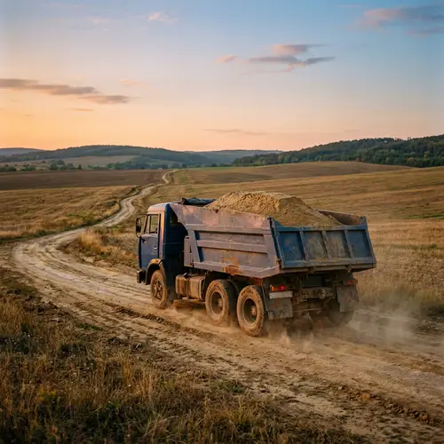 Kamaz 65115: Efficient River Sand Transportation