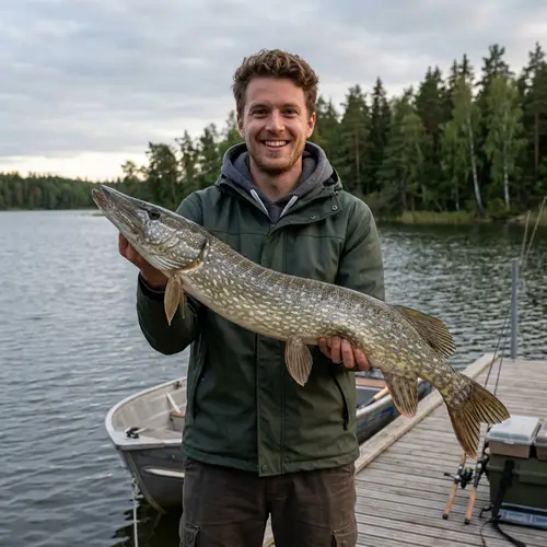 Catch of the Day: Holding a Giant Pike