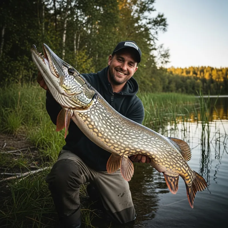 Catch of the Day: Holding a Giant Pike