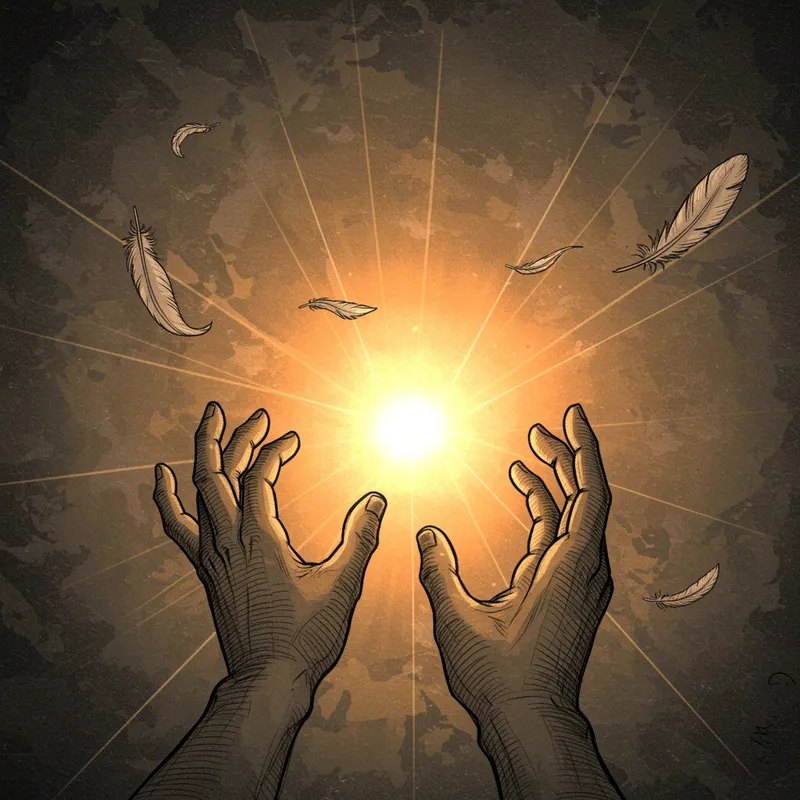 Intricate Sketch Expressing Hope and Optimism Intricate Sketch Expressing Hope and Optimism