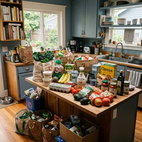 Realistic Pantry in a Kitchen