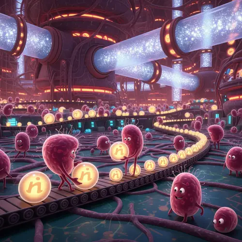 Neuron Cells in Action: Pixar-Style Animation