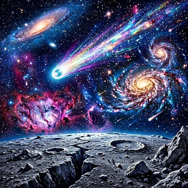 Exploring Cosmic Galaxies and Nebulae in the Night Sky