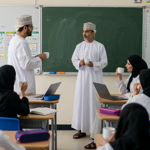 Omani Teacher Inspiring Classroom Collaboration