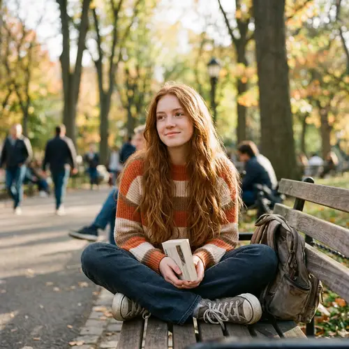 Teenager with Long Hair - Stunning Images
