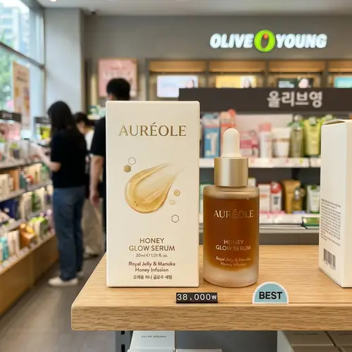 Premium Honey-Inspired Packaging Design for Olive Young