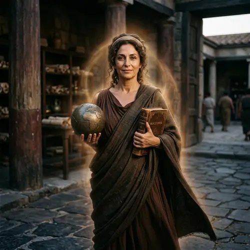 Greek Female Philosopher: Power & Knowledge Visualized