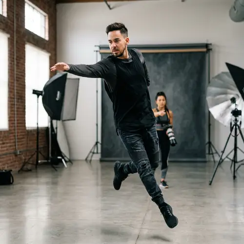 Mike Shinoda's Contemporary Dance Photoshoot