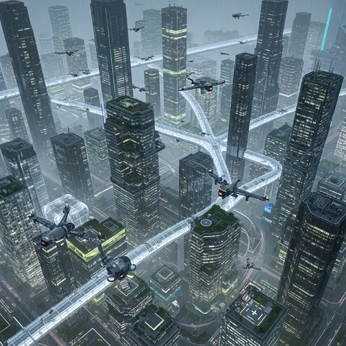 Explore the Futuristic City of 3025