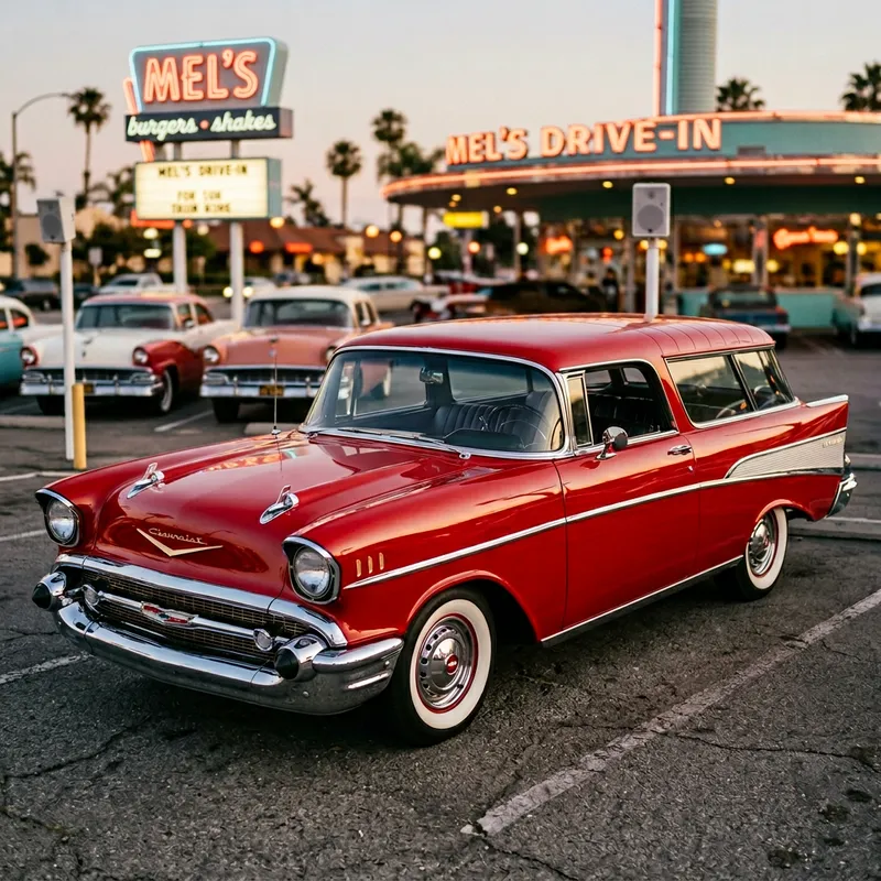 Stunning 1957 Chevy Nomad: Vintage Elegance