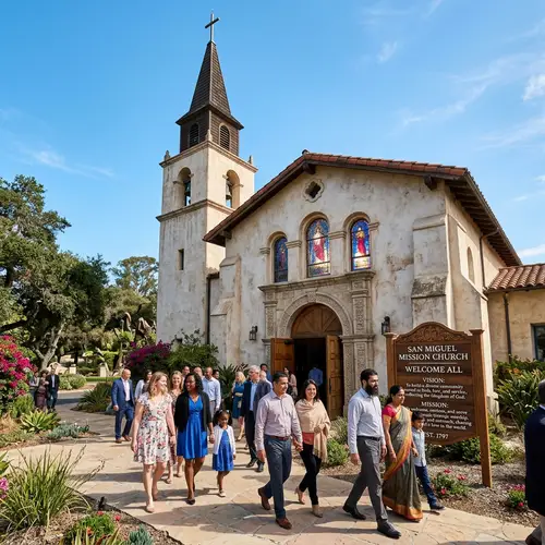 Traditional Mission Church with Diverse Congregation