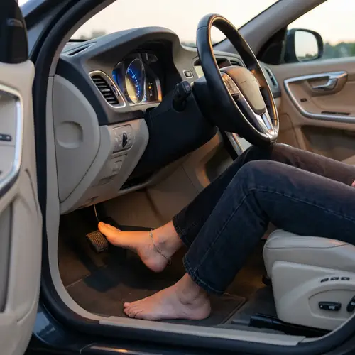 Barefoot Driving: A Unique Perspective on Car Control