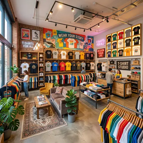 Trendy T-Shirt Shop Decor Ideas