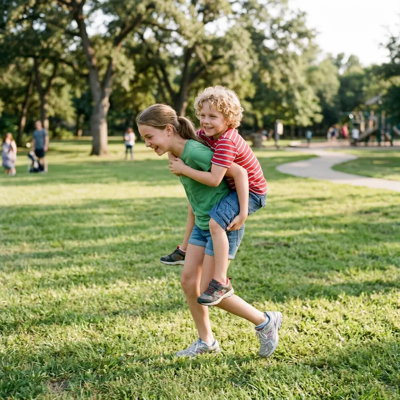 Girl Lifts and Carries Boy - Fun Moments Girl Lifts and Carries Boy - Fun Moments