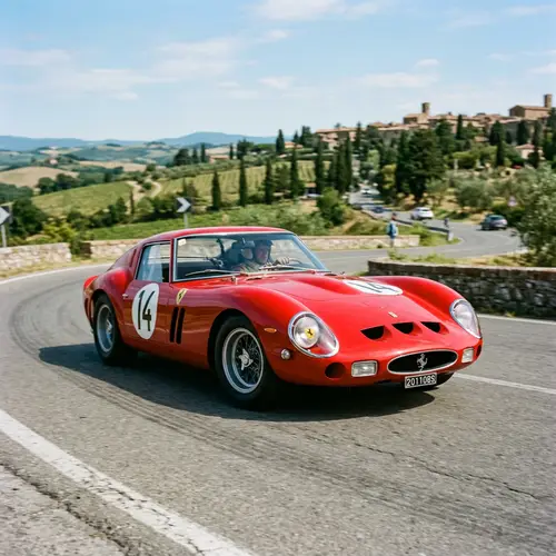 Ferrari 250 GTO with Iconic Logo
