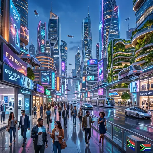 Futuristic Cityscape: Modern Urban Vision