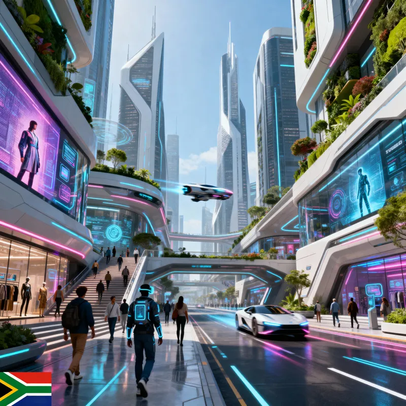 Futuristic Cityscape: Modern Urban Vision